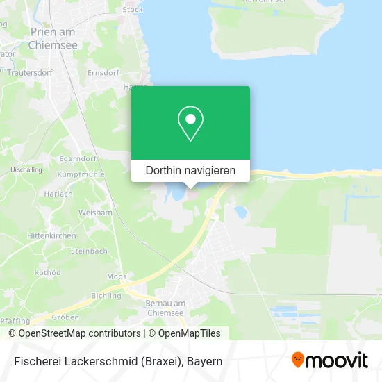 Fischerei Lackerschmid (Braxei) Karte