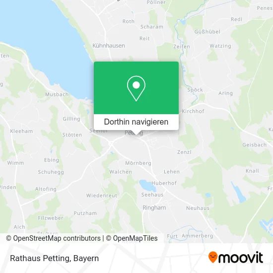 Rathaus Petting Karte