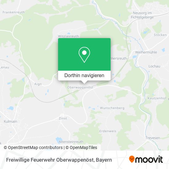 Freiwillige Feuerwehr Oberwappenöst Karte