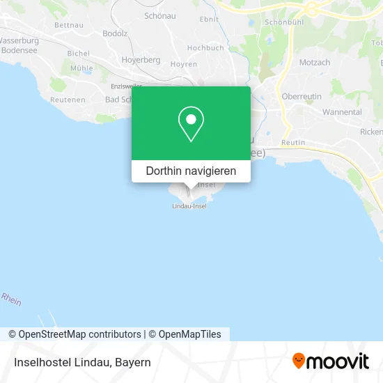Inselhostel Lindau Karte