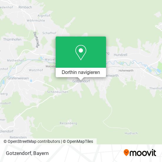 Gotzendorf Karte