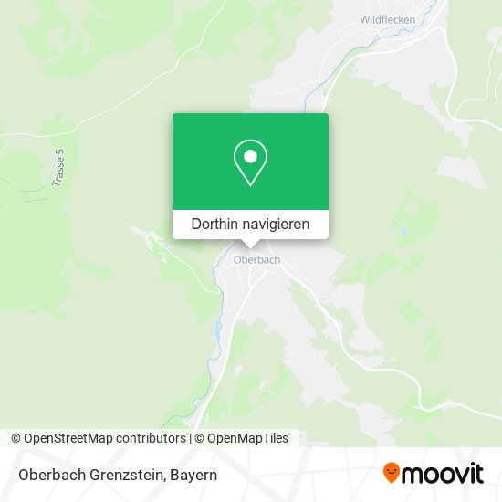 Oberbach Grenzstein Karte