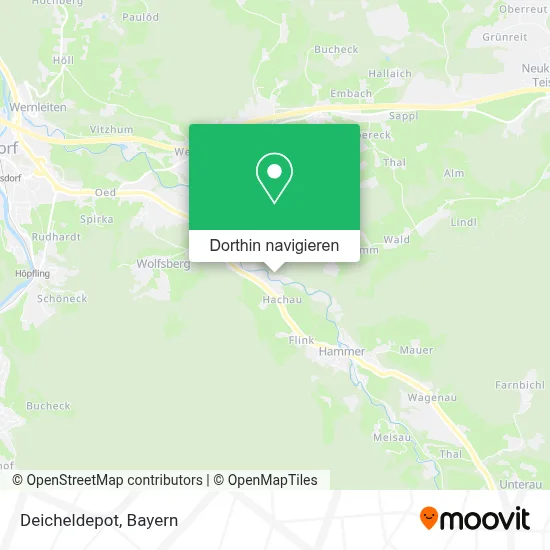 Deicheldepot Karte