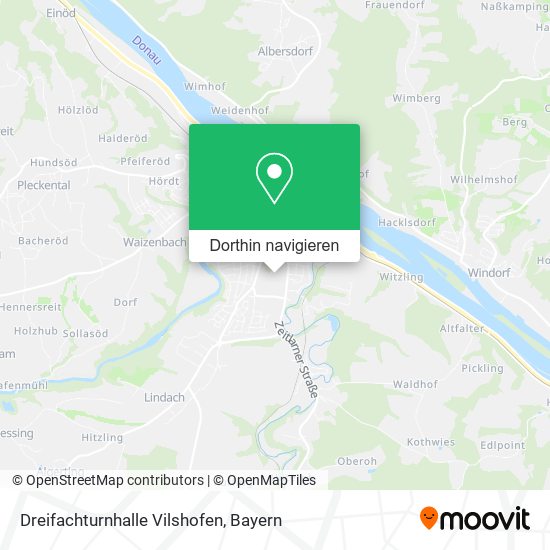 Dreifachturnhalle Vilshofen Karte