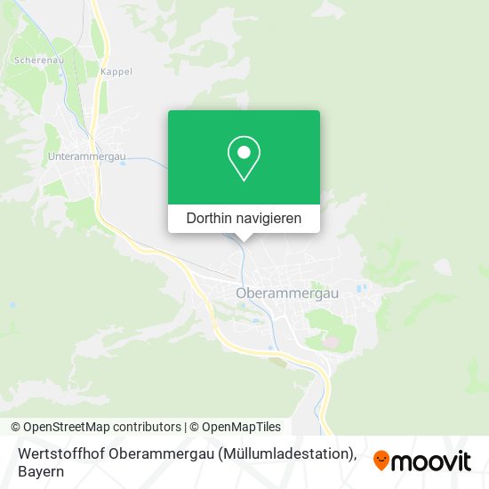 Wertstoffhof Oberammergau (Müllumladestation) Karte