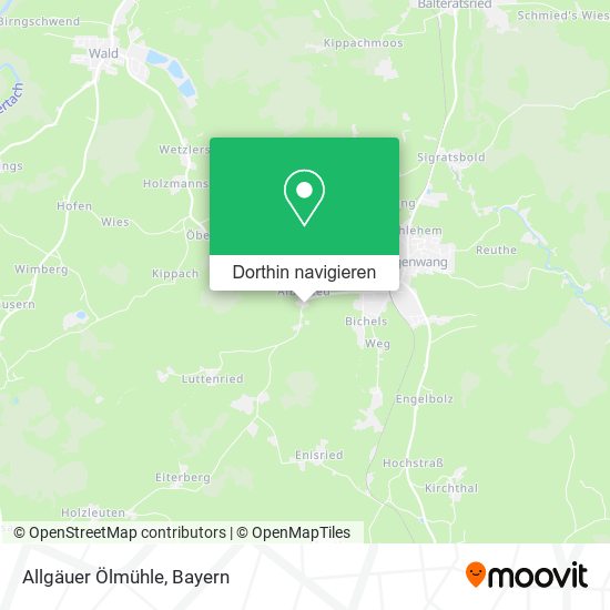 Allgäuer Ölmühle Karte