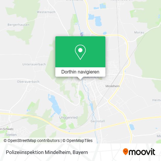 Polizeiinspektion Mindelheim Karte