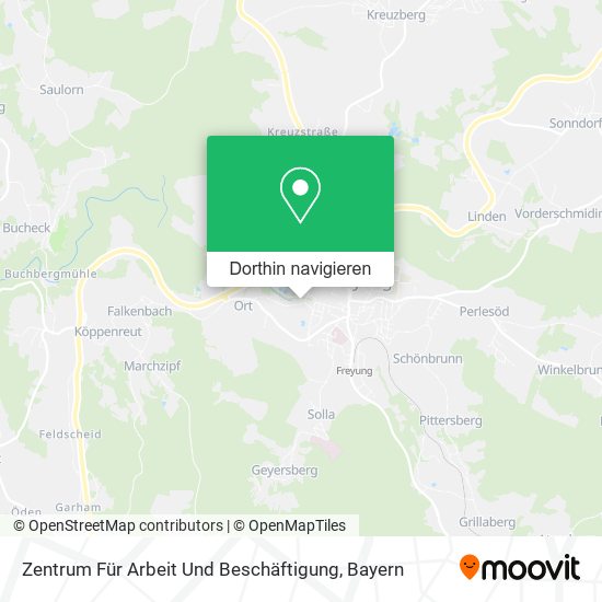 Zentrum Für Arbeit Und Beschäftigung Karte