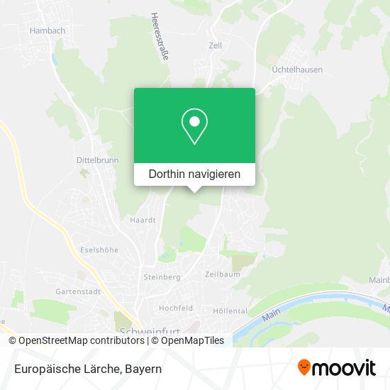 Europäische Lärche Karte