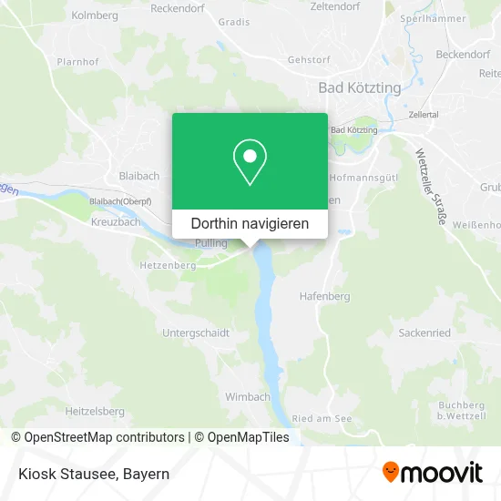 Kiosk Stausee Karte