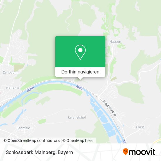 Schlosspark Mainberg Karte
