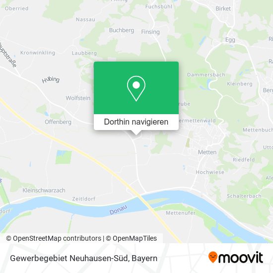 Gewerbegebiet Neuhausen-Süd Karte