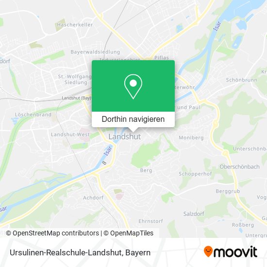 Ursulinen-Realschule-Landshut Karte