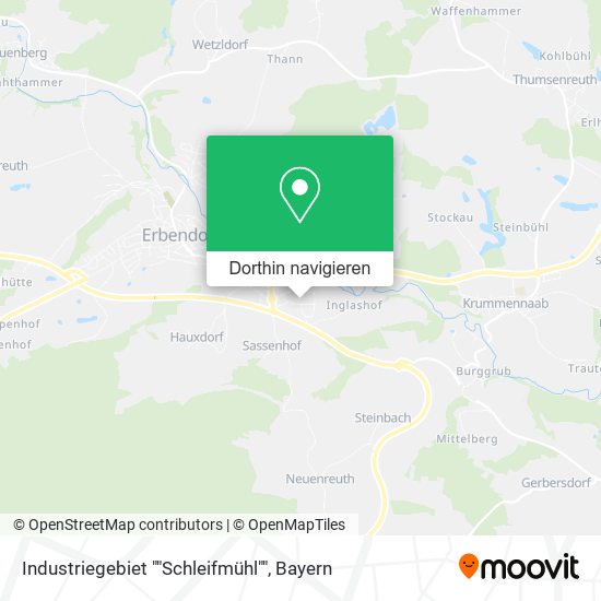Industriegebiet ""Schleifmühl"" Karte