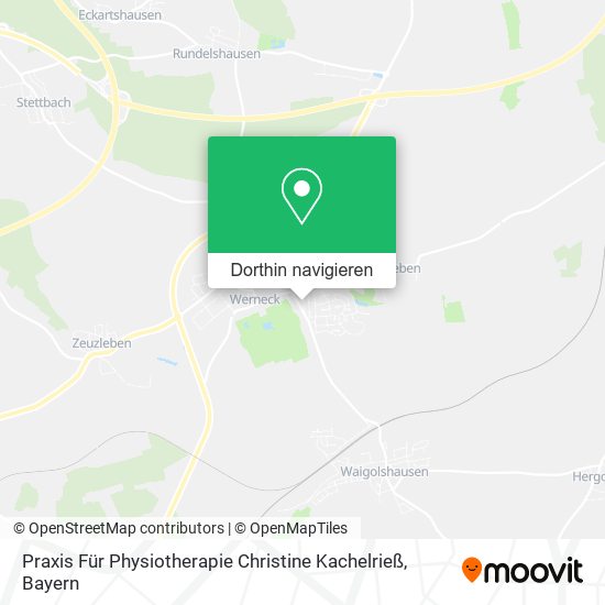 Praxis Für Physiotherapie Christine Kachelrieß Karte