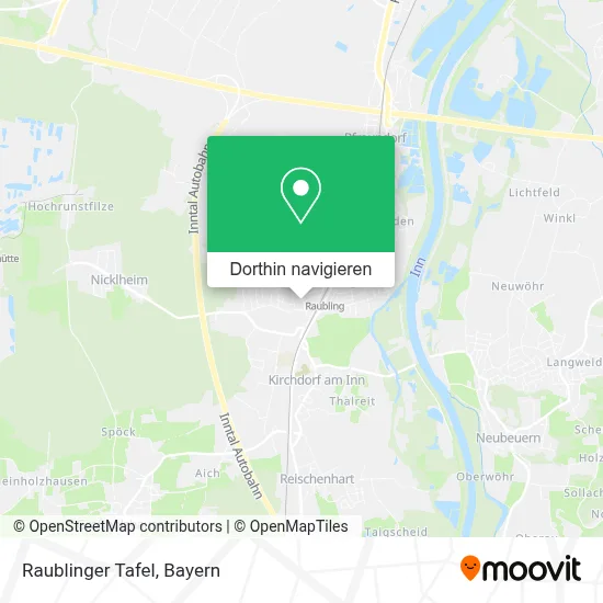 Raublinger Tafel Karte