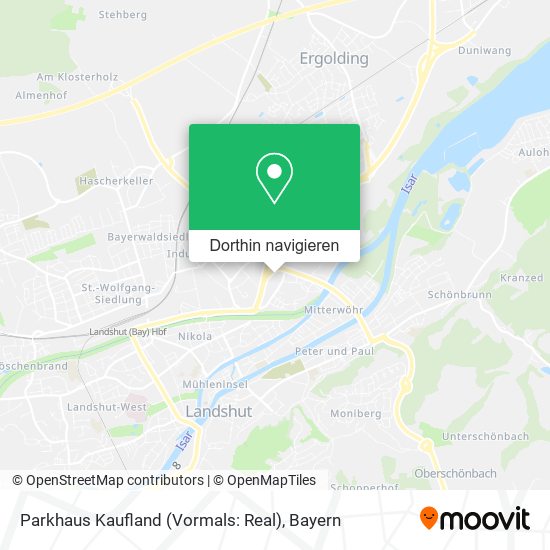 Parkhaus Kaufland (Vormals: Real) Karte