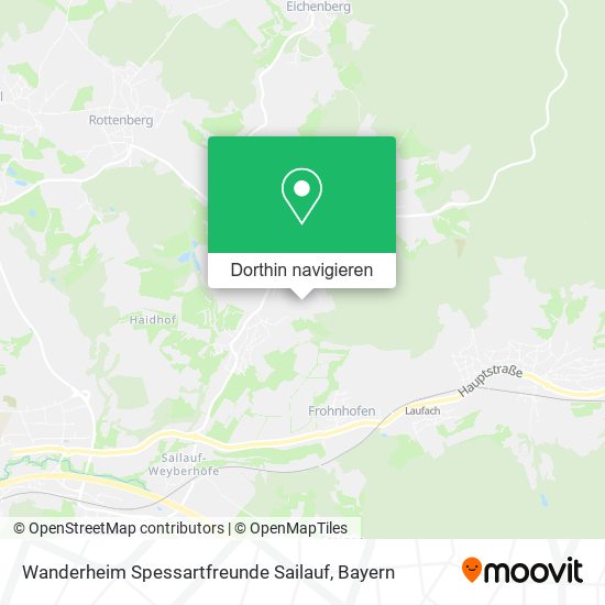 Wanderheim Spessartfreunde Sailauf Karte
