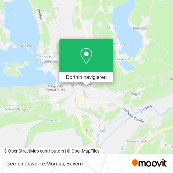 Gemeindewerke Murnau Karte