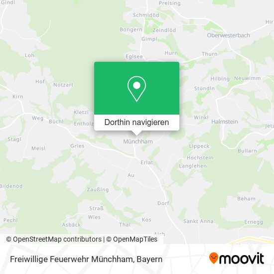 Freiwillige Feuerwehr Münchham Karte