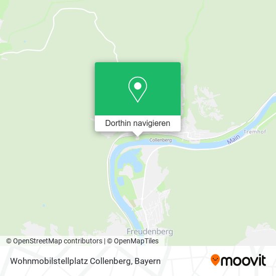 Wohnmobilstellplatz Collenberg Karte