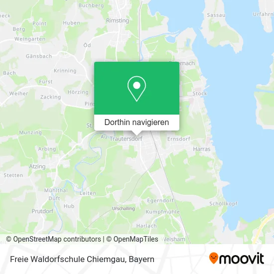 Freie Waldorfschule Chiemgau Karte