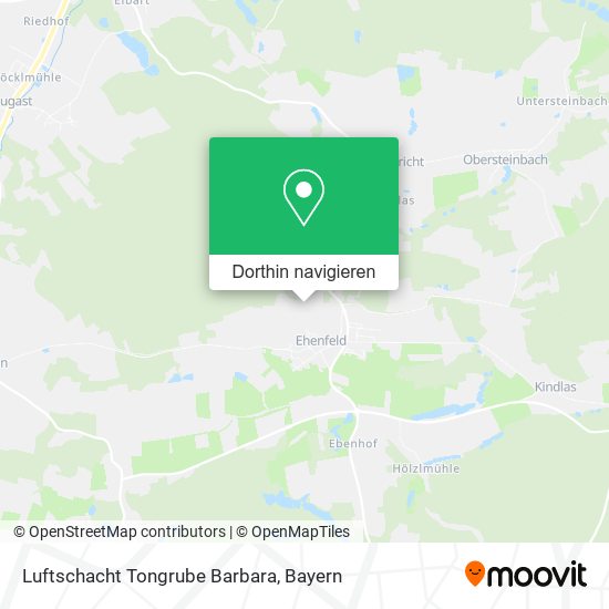 Luftschacht Tongrube Barbara Karte