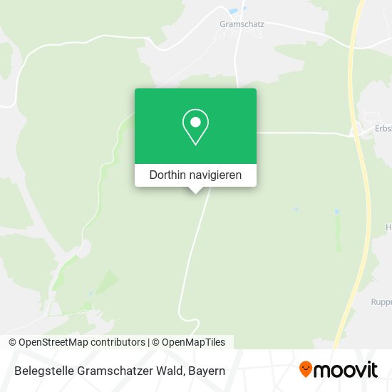 Belegstelle Gramschatzer Wald Karte