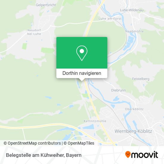 Belegstelle am Kühweiher Karte