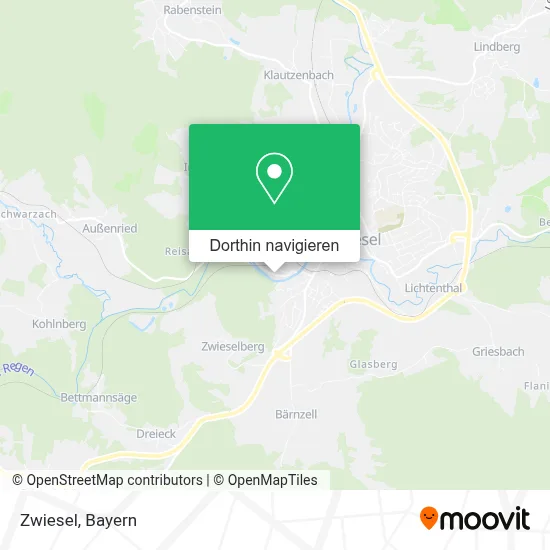 Zwiesel Karte