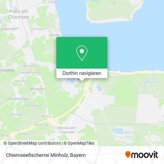 Chiemseefischerrei Minholz Karte