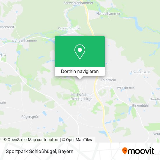 Sportpark Schloßhügel Karte