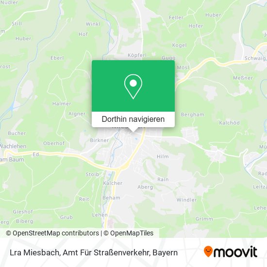 Lra Miesbach, Amt Für Straßenverkehr Karte