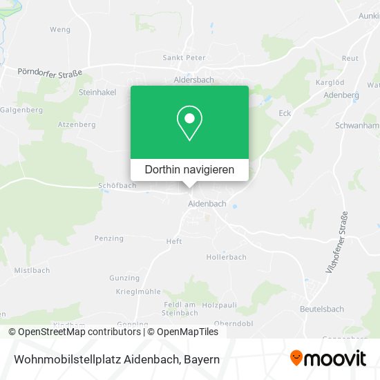 Wohnmobilstellplatz Aidenbach Karte