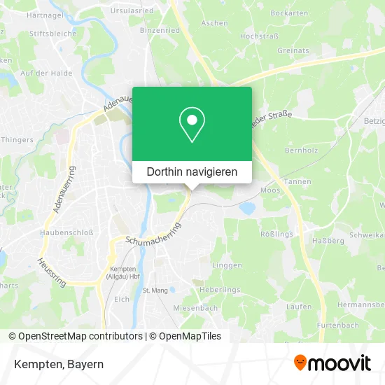 Kempten Karte