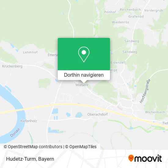 Hudetz-Turm Karte