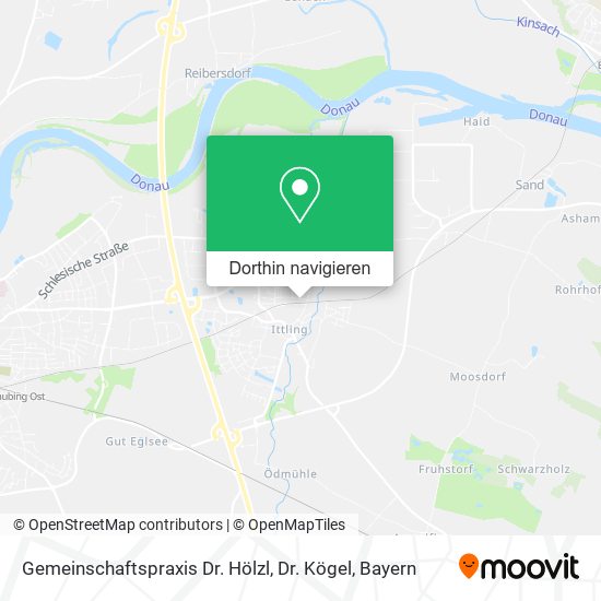 Gemeinschaftspraxis Dr. Hölzl, Dr. Kögel Karte