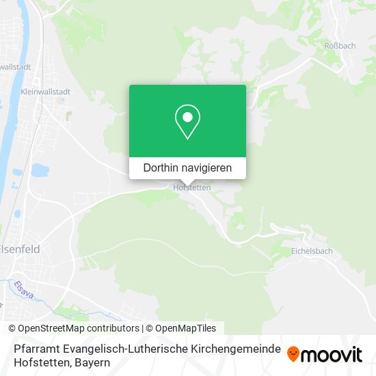 Pfarramt Evangelisch-Lutherische Kirchengemeinde Hofstetten Karte
