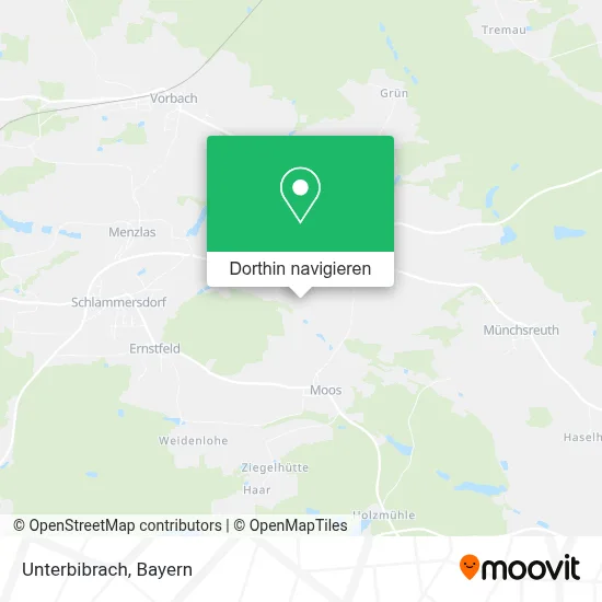 Unterbibrach Karte