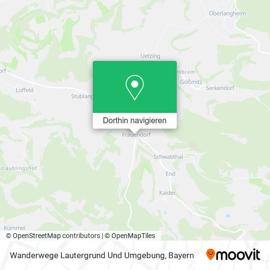 Wanderwege Lautergrund Und Umgebung Karte