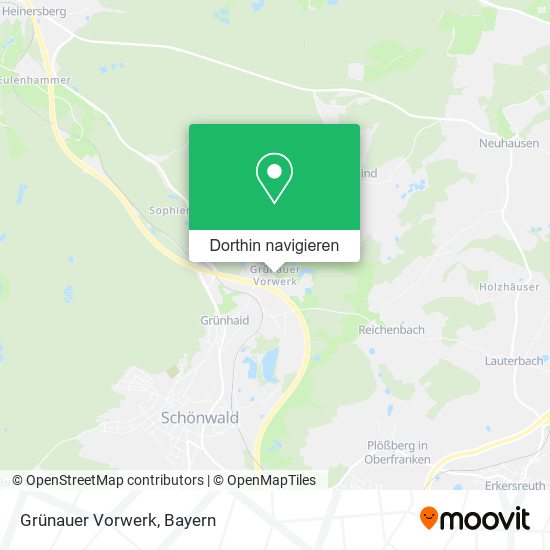 Grünauer Vorwerk Karte