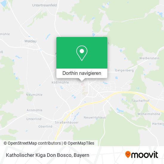 Katholischer Kiga Don Bosco Karte
