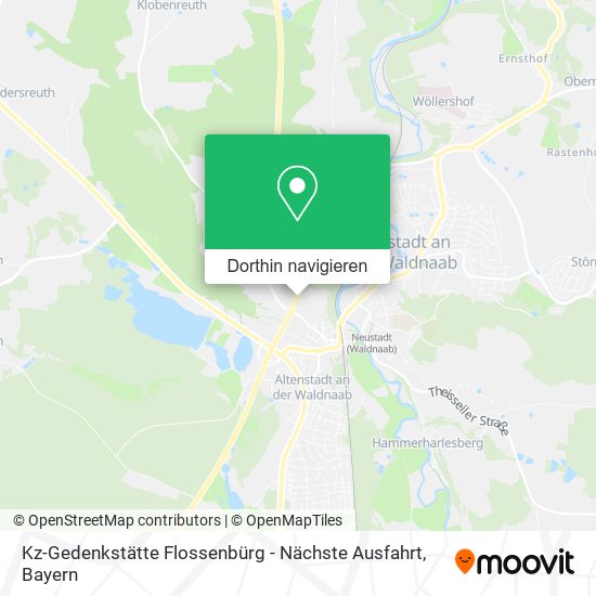 Kz-Gedenkstätte Flossenbürg - Nächste Ausfahrt Karte