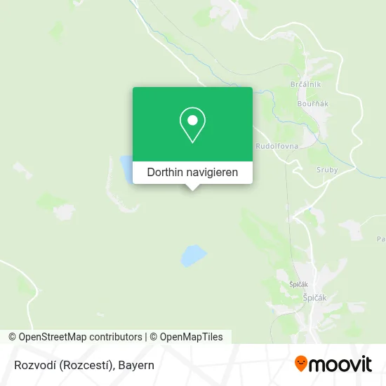 Rozvodí (Rozcestí) Karte