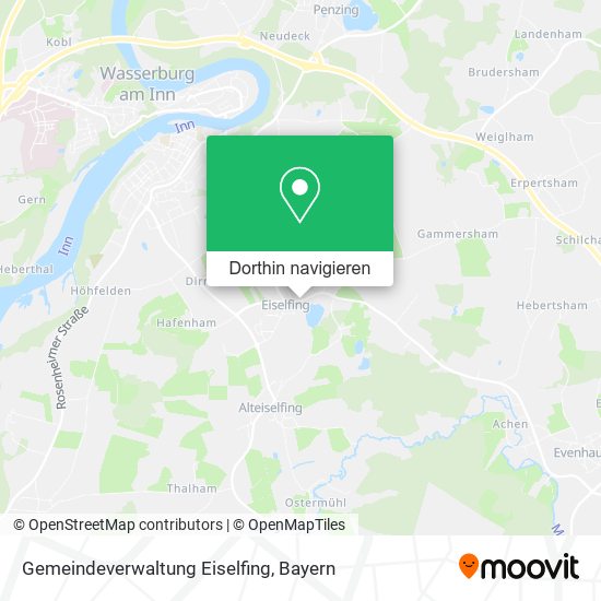 Gemeindeverwaltung Eiselfing Karte