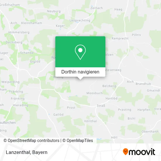 Lanzenthal Karte