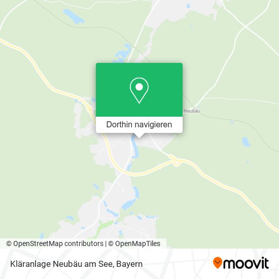 Kläranlage Neubäu am See Karte
