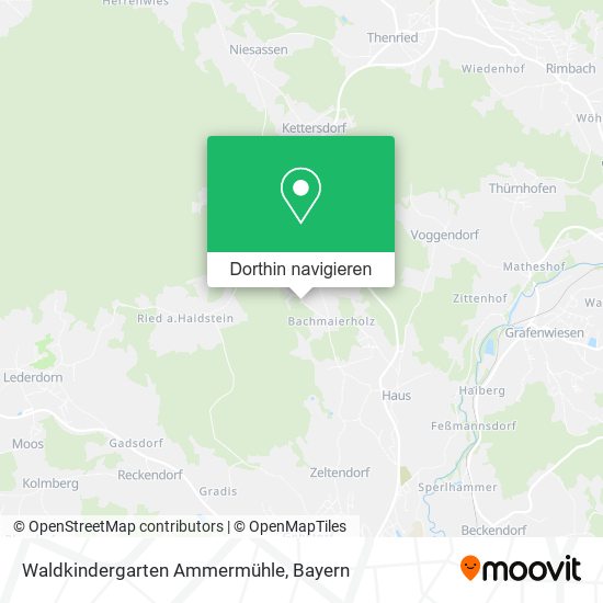 Waldkindergarten Ammermühle Karte