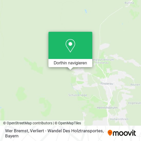 Wer Bremst, Verliert - Wandel Des Holztransportes Karte