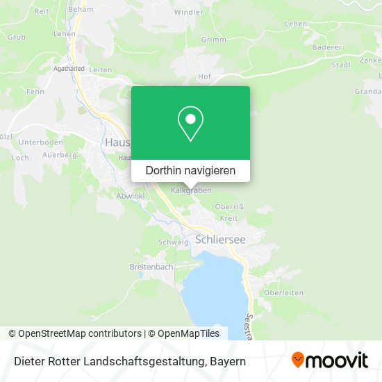 Dieter Rotter Landschaftsgestaltung Karte